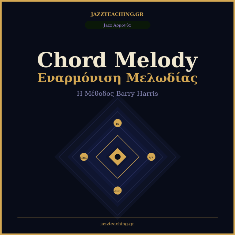 Εναρμόνιση Μελωδίας στο Πιάνο – Η Μέθοδος Barry Harris για Chord Melody