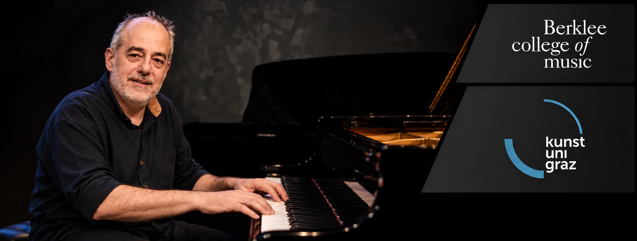 Online jazz piano lessons – Christos Mastrogiannidis at the piano